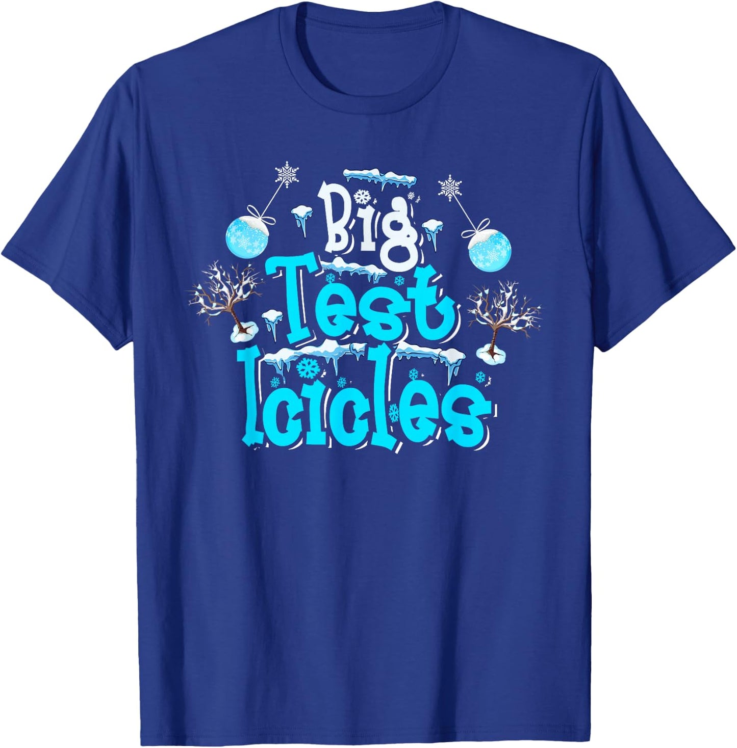 Polar Bear Plunge 2022 Costume Ice Swimming Big Test Icicles T-Shirt - T-Shirt | Royal