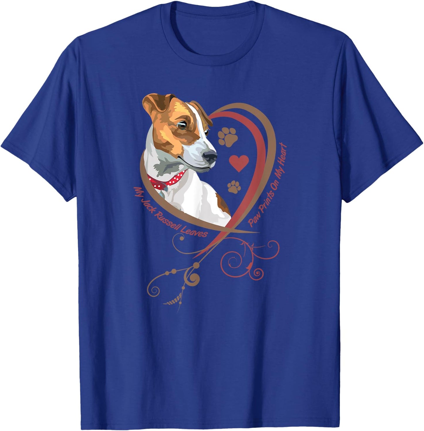 Womans Jack Russell Terrier Shirt Parson Russell Terrier Dog T-Shirt - T-Shirt | Royal