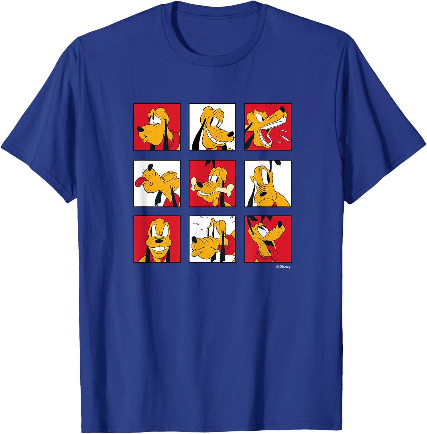 Pluto Grid of Emotions T-Shirt - T-Shirt | Royal