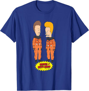 Beavis & Butt-Head Do The Universe Space Astronauts T-Shirt - T-Shirt | Royal