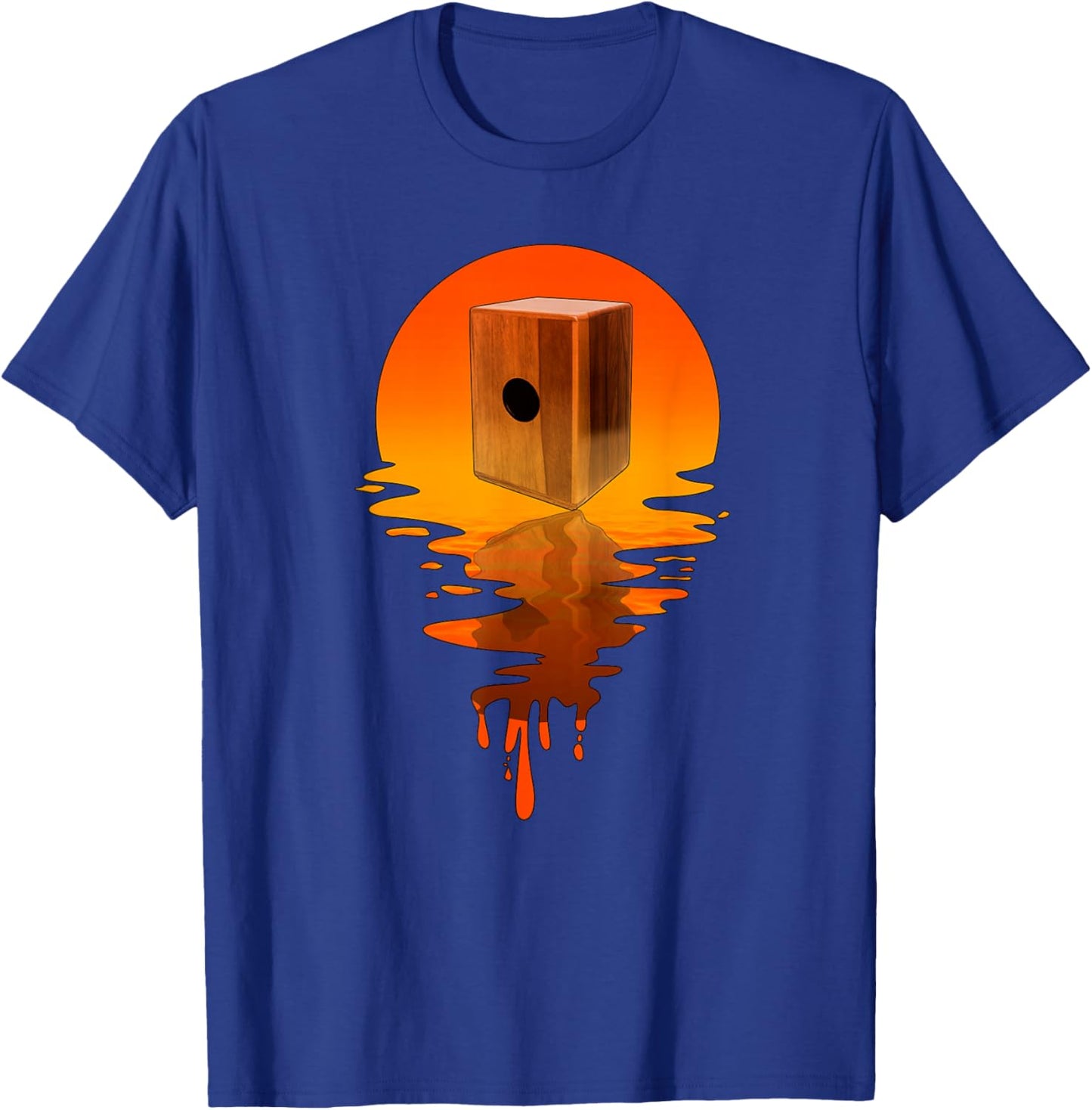 Vintage Retro Style Peruvian Cajon T-Shirt - T-Shirt | Royal