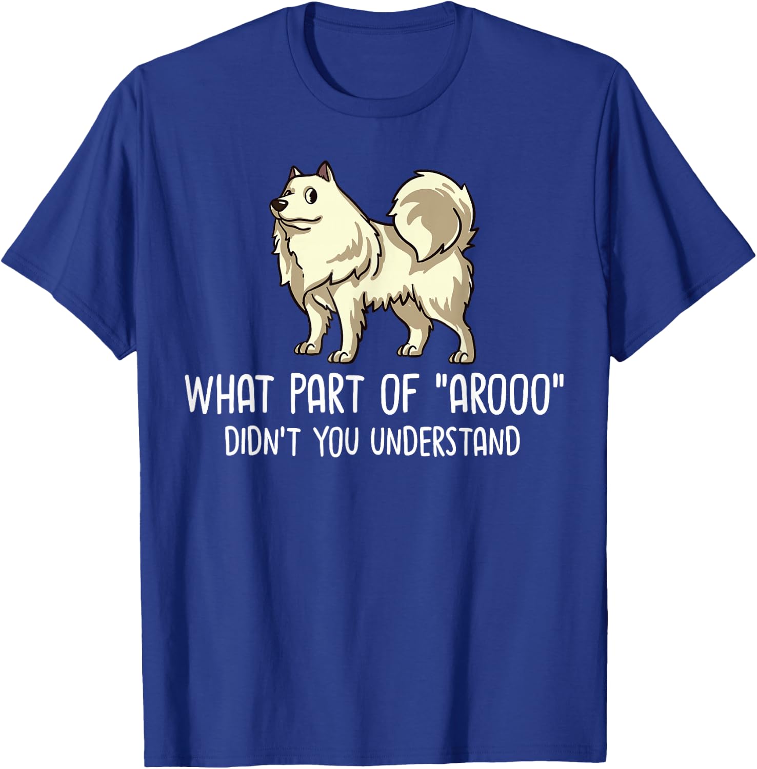 American Eskimo Dog Gift Puppies Owner Lover T-Shirt - T-Shirt | Royal
