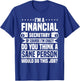 Financial Secretary Administrative Finance Officer Staff T-Shirt - T-Shirt | Royal