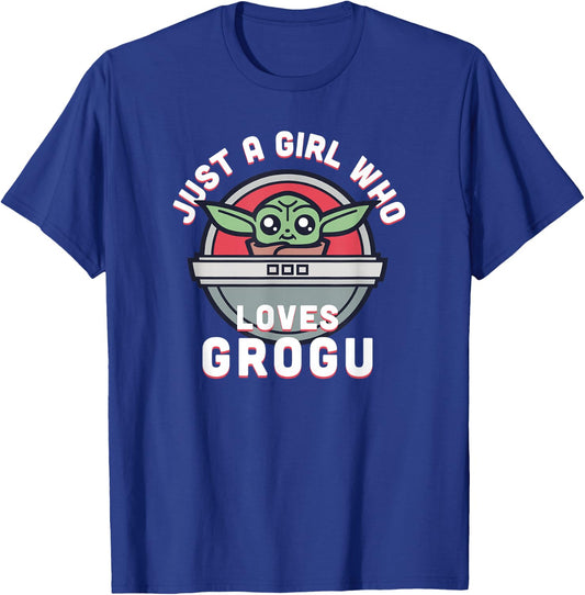 Star Wars: The Mandalorian Just A Girl Who Loves Grogu T-Shirt - T-Shirt | Royal