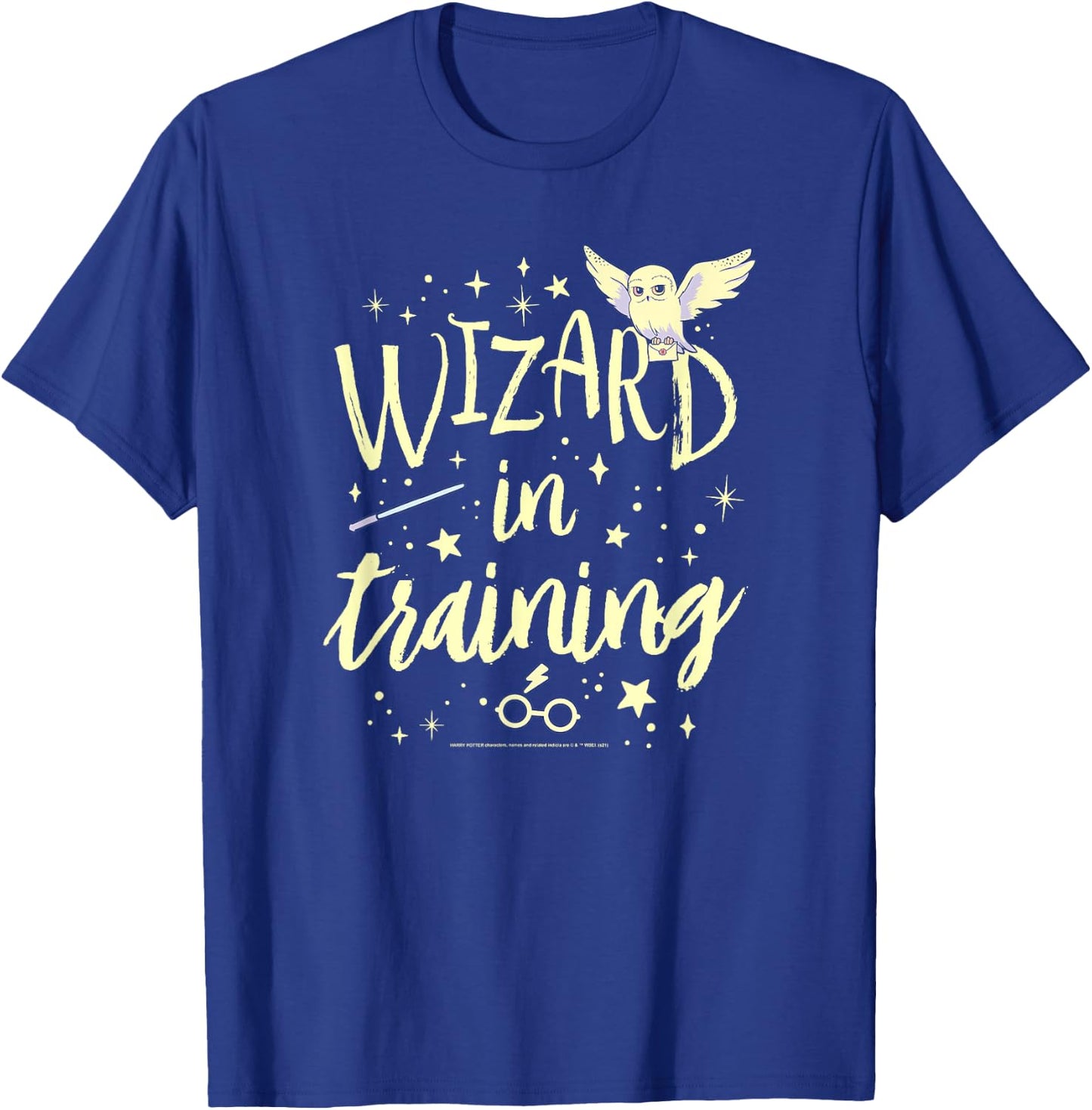 Harry Potter Wizard in Training Text Stack T-Shirt - T-Shirt | Royal