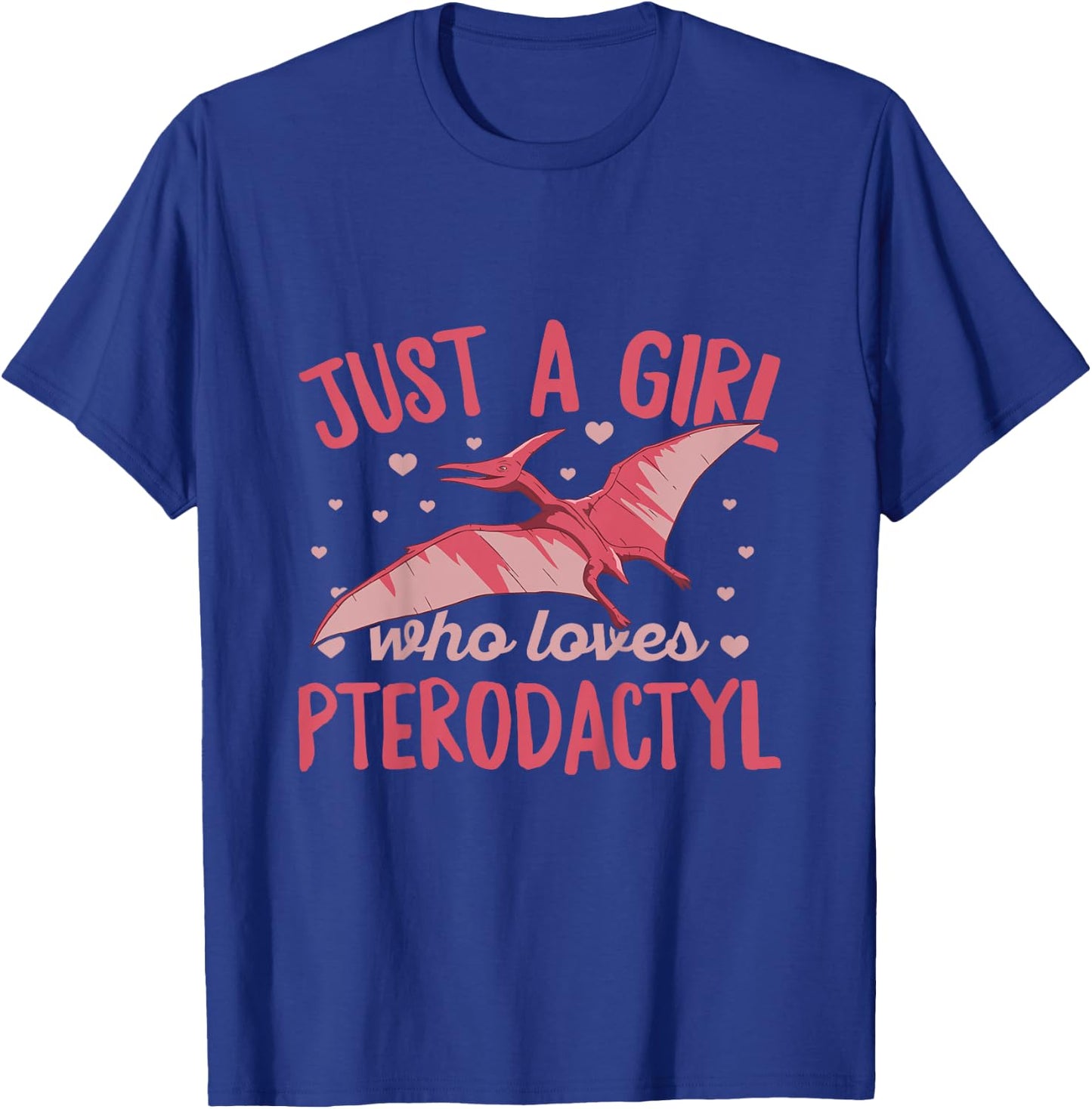 Bird Dinosaur Pterodactyl Design for a Pterodactyl Girl T-Shirt - T-Shirt | Royal