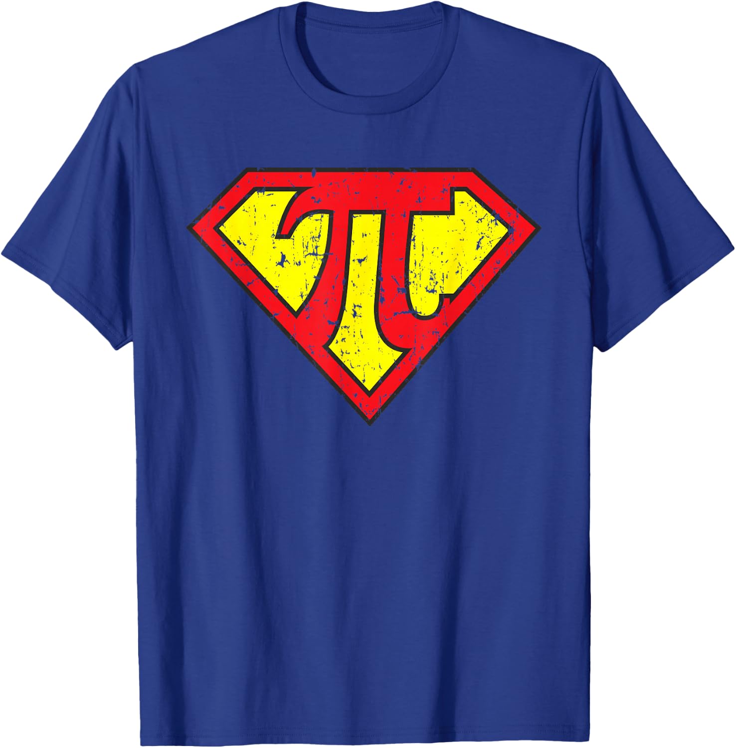 Super Hero Pi Day for Math Symbol Engineer Teacher T Shirt T-Shirt - T-Shirt | Royal