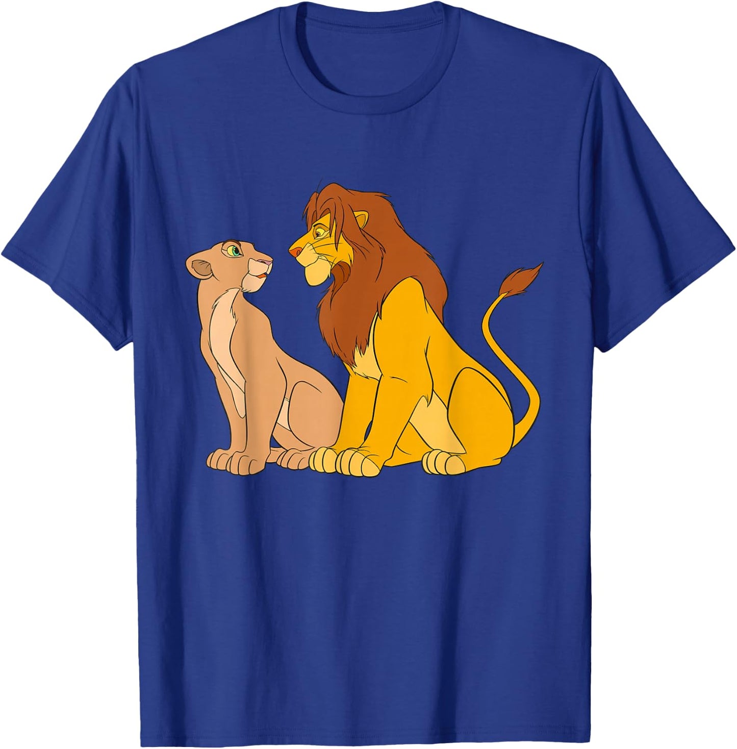 Disney The Lion King Adult Simba and Nala Together T-Shirt - T-Shirt | Royal