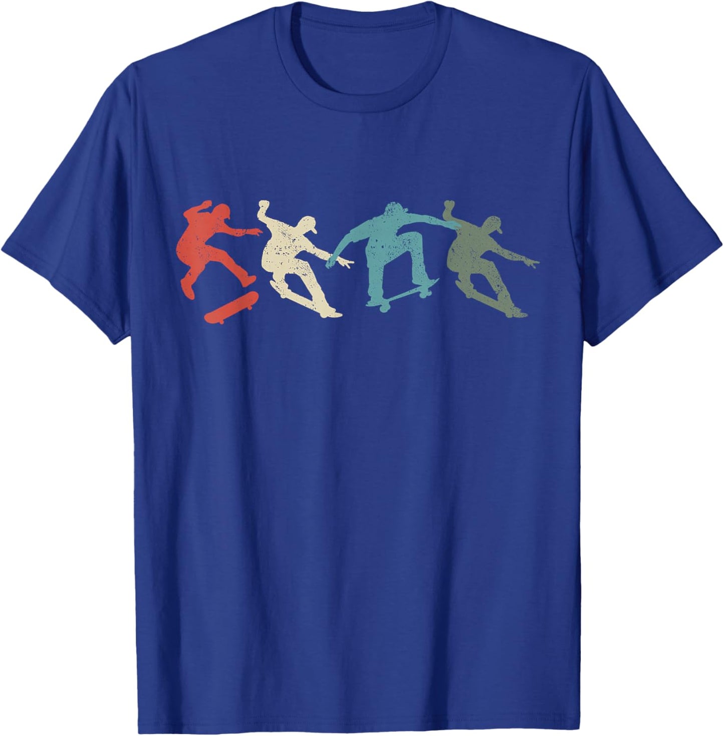 Skateboard Skateboarding Retro Gift Skateboarders T-Shirt - T-Shirt | Royal