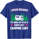 Super Sexy Camping Lady Motorhome Campervan Girl T-Shirt - T-Shirt | Royal