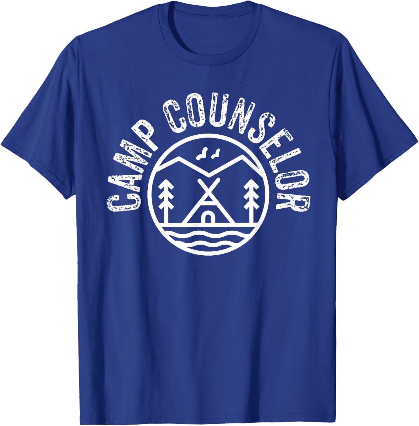 Summer Camp Counselor Staff Uniform Men Women Youth T-Shirt - T-Shirt | Royal