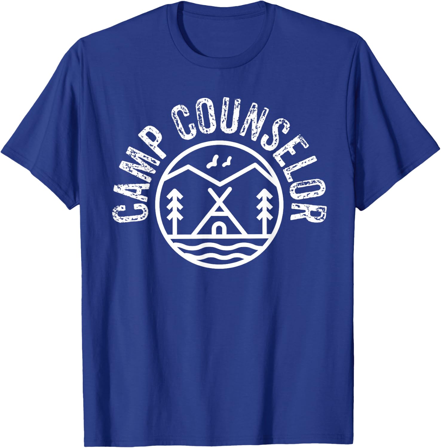Summer Camp Counselor Staff Uniform Men Women Youth T-Shirt - T-Shirt | Royal