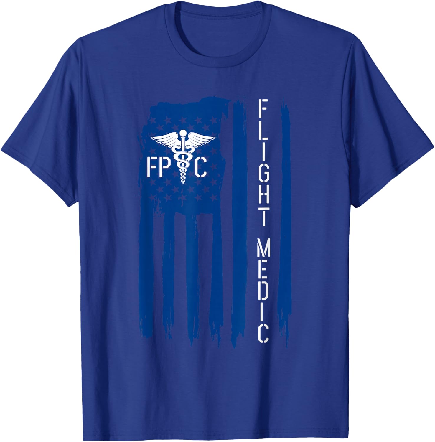 Flight Medic American Flag Flight Paramedic Emergency Nurse T-Shirt - T-Shirt | Royal