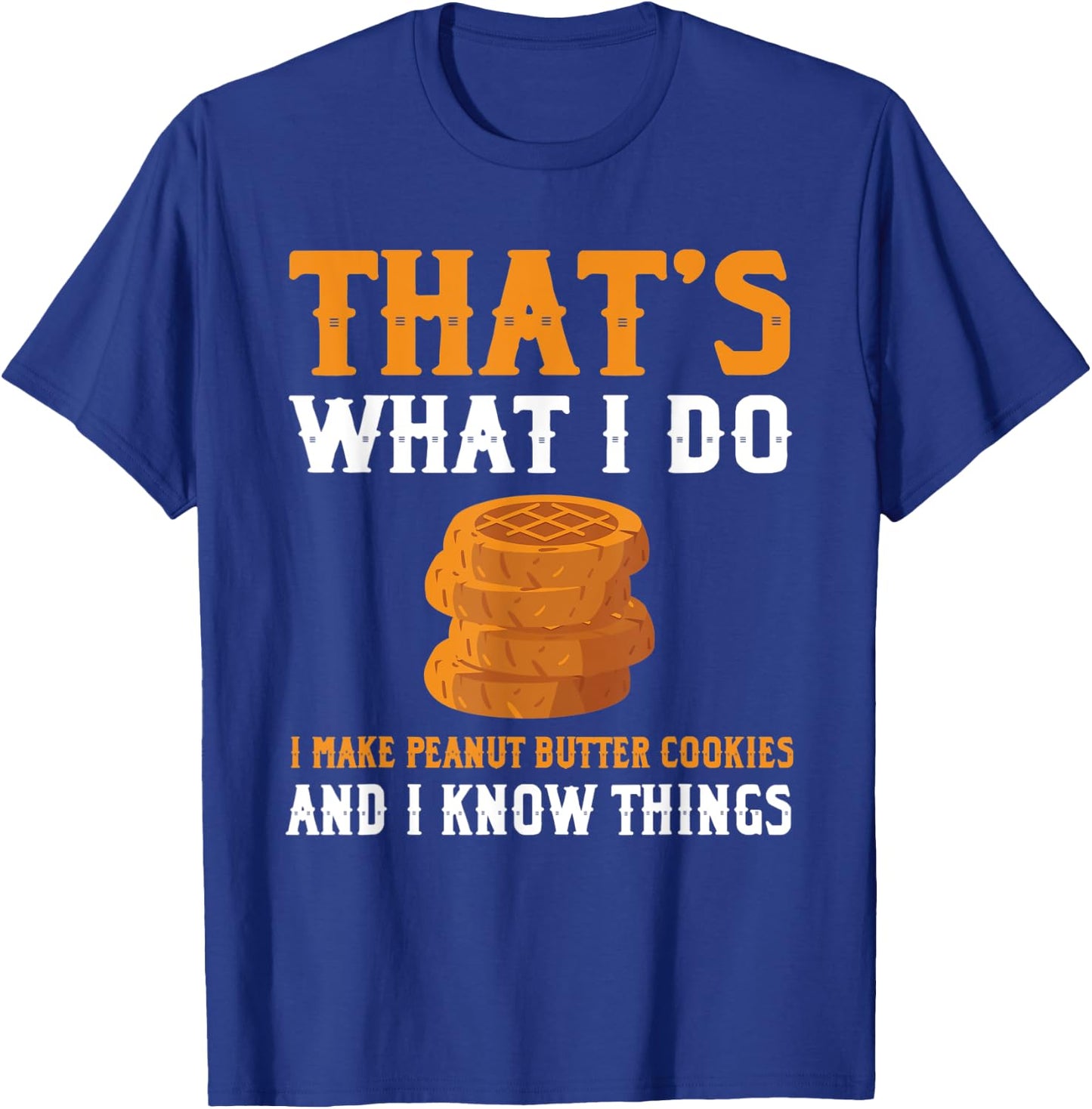 Cool Peanut Butter Cookies Apparel Christmas Cookie T-Shirt - T-Shirt | Royal