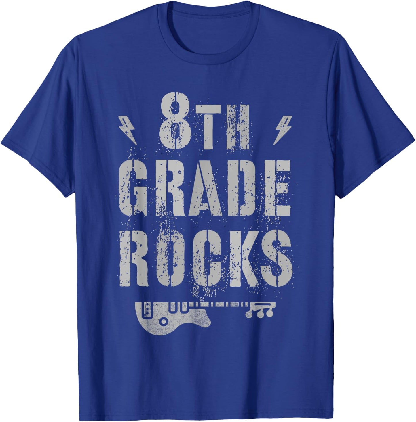 8th GRADE ROCKS Teacher EIGHTH Grader Rockstar Team My Jam Women Kids T-Shirt - T-Shirt | Royal