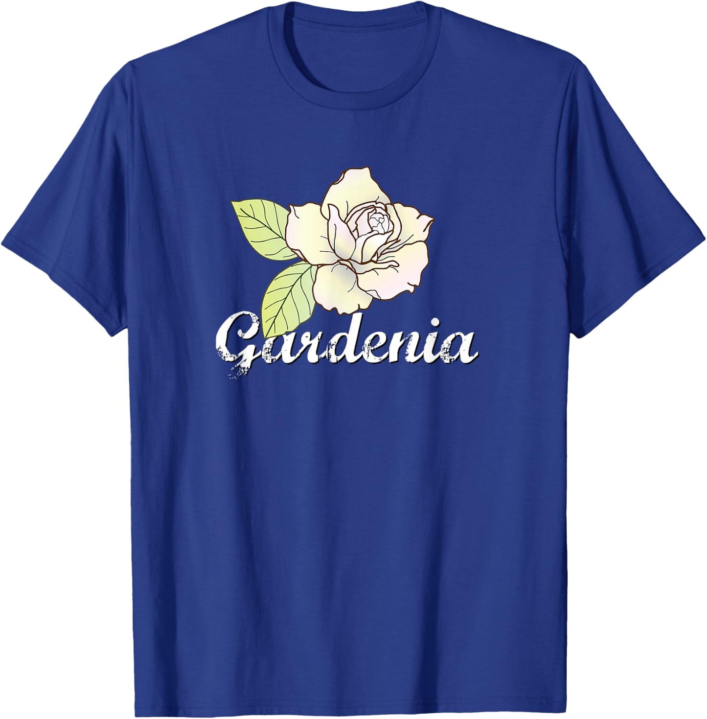 Cute Gardenia Flower Shirt, Gardening Gift, Garden T Shirt T-Shirt - T-Shirt | Royal