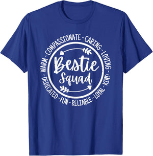 Bestie Squad Besties Life Best Friends Friendship Vintage T-Shirt - T-Shirt | Royal