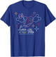Disney Mickey and Minnie Mouse Neon Pizza Love At First Bite T-Shirt - T-Shirt | Royal