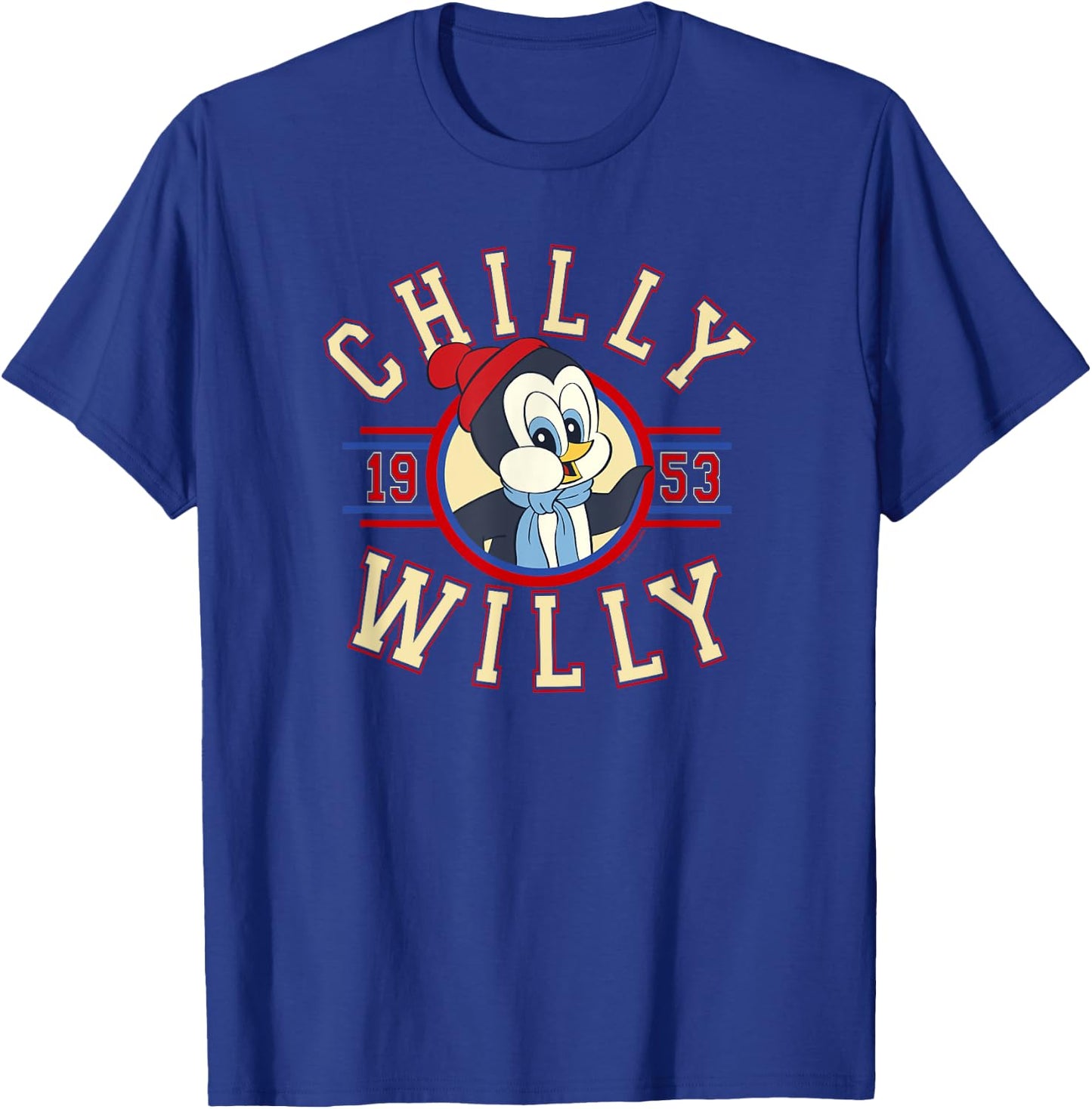 Chilly Willy 1953 Throwback Collegiate T-Shirt - T-Shirt | Royal