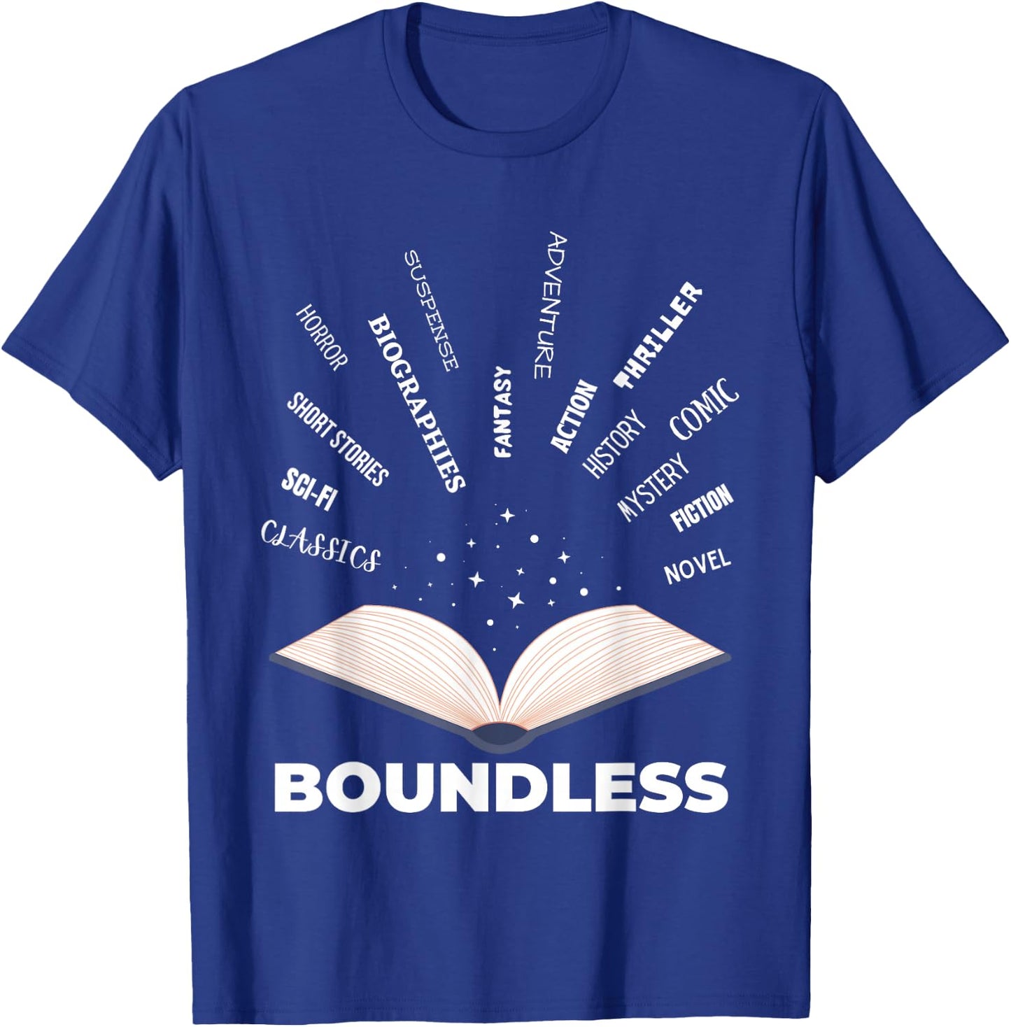 ELA Teacher Literary Genre English Language Arts Teacher T-Shirt - T-Shirt | Royal