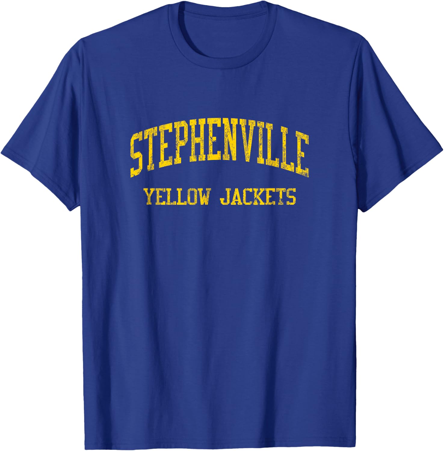 Stephenville High School HS Stephenville TX Vintage Sports T-Shirt - T-Shirt | Royal