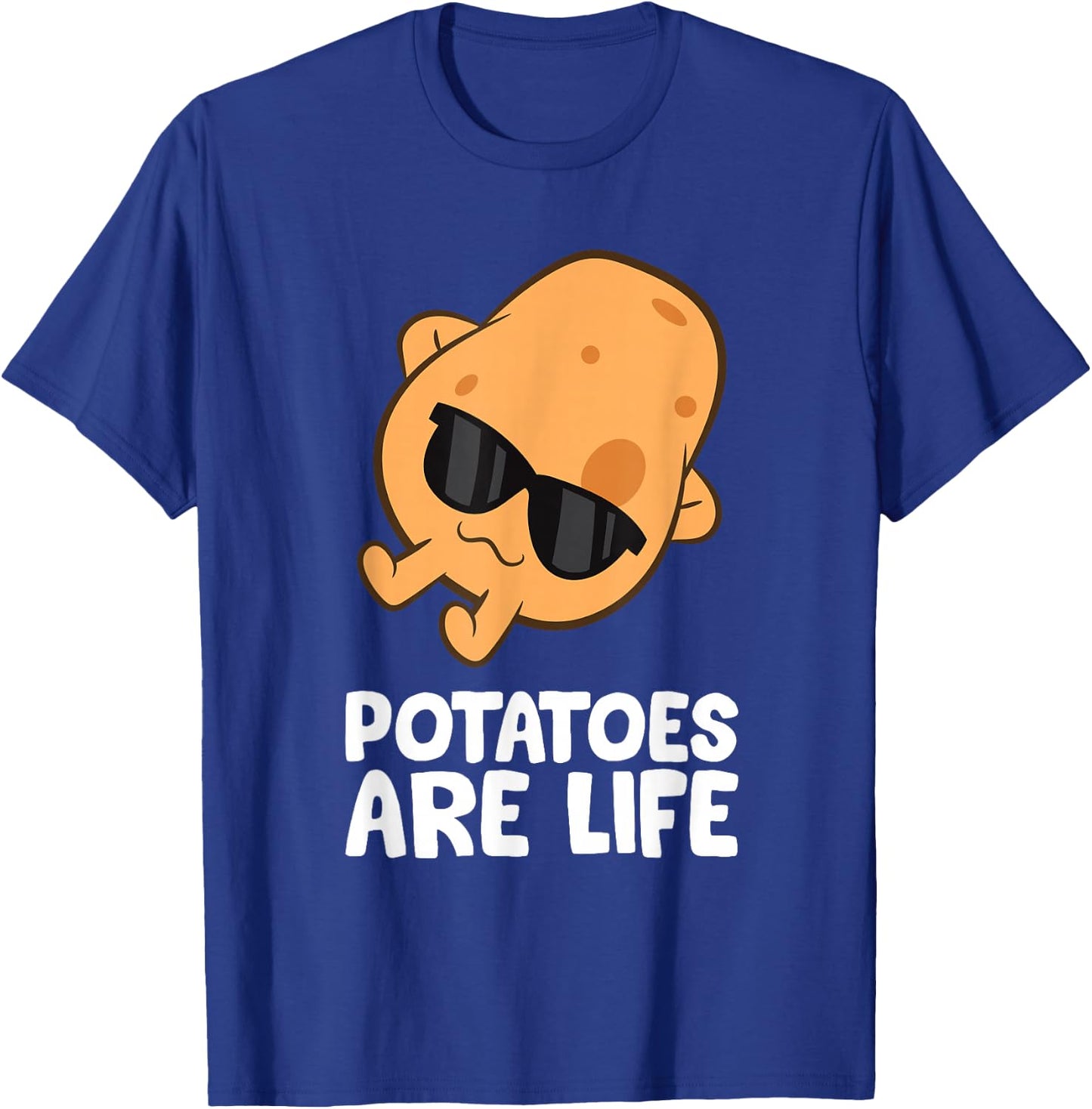 Potatoes Are Life Love Potatoes T-Shirt - T-Shirt | Royal