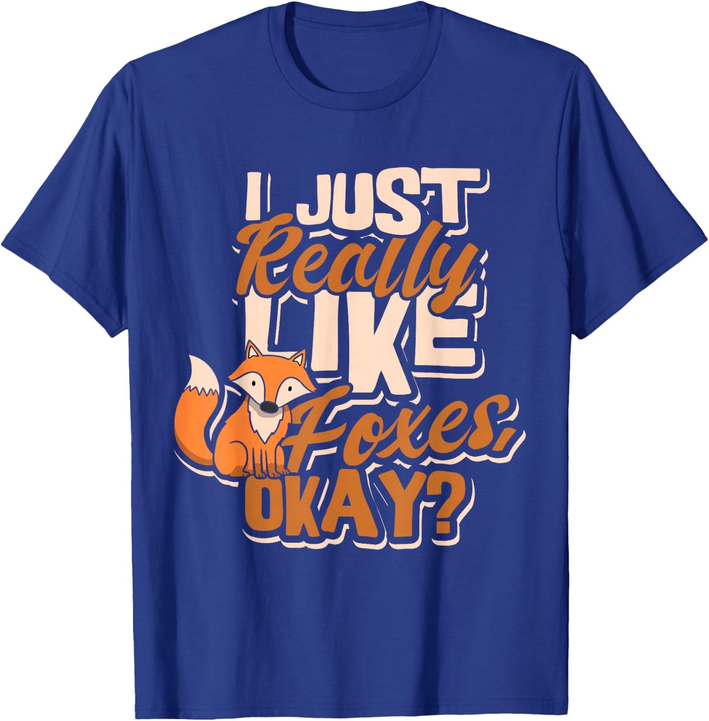 Fox Gifts for Fox Lovers Women Vintage Red Foxes Smart Kids T-Shirt - T-Shirt | Royal