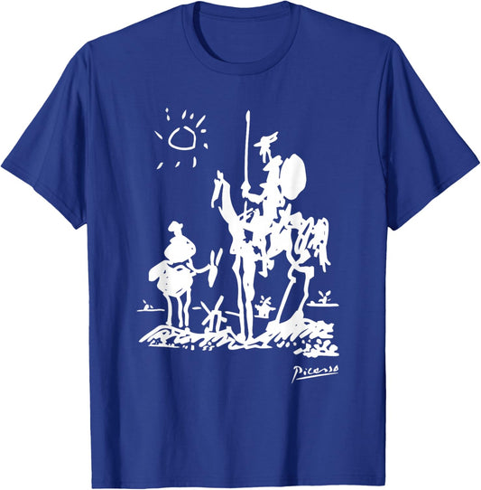 Don Quixote Artwork T-Shirt - T-Shirt | Royal