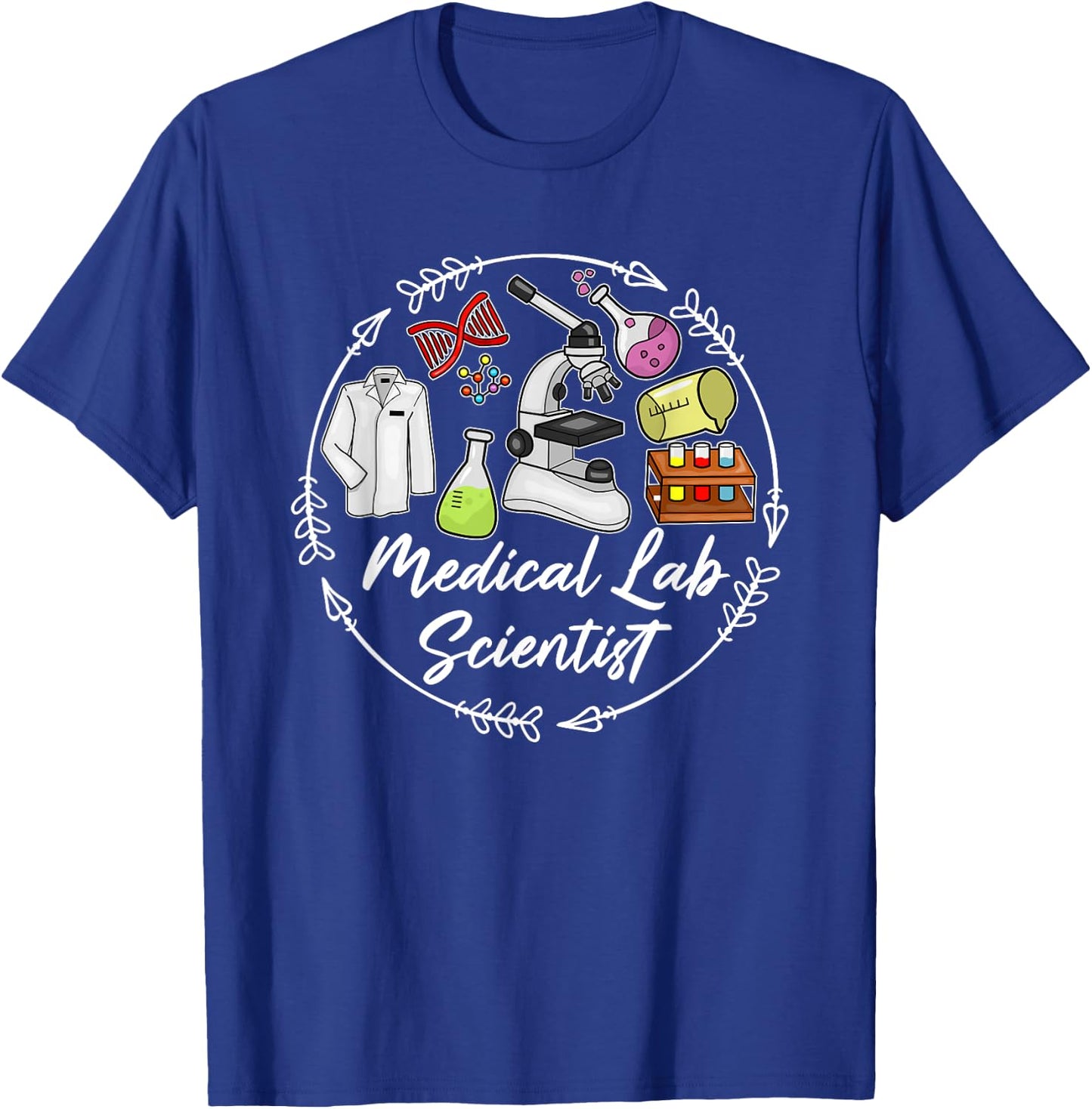 Medical Lab Scientist Best Medical Laboratory Scientist T-Shirt - T-Shirt | Royal