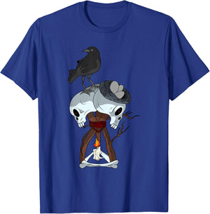 Skull hex Crow Video Game T-Shirt - T-Shirt | Royal