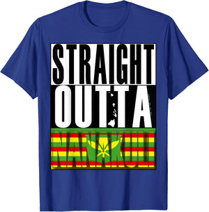 Straight Outta Nanakuli Kanaka Maoli by Hawaii Nei All Day T-Shirt - T-Shirt | Royal