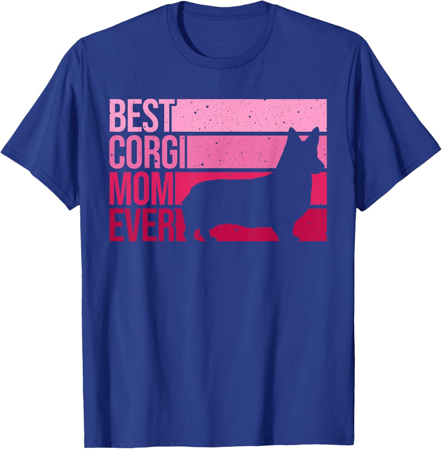 Funny Corgi Mom Art Women Girls Dog Pembroke Corgi Lovers T-Shirt - T-Shirt | Royal