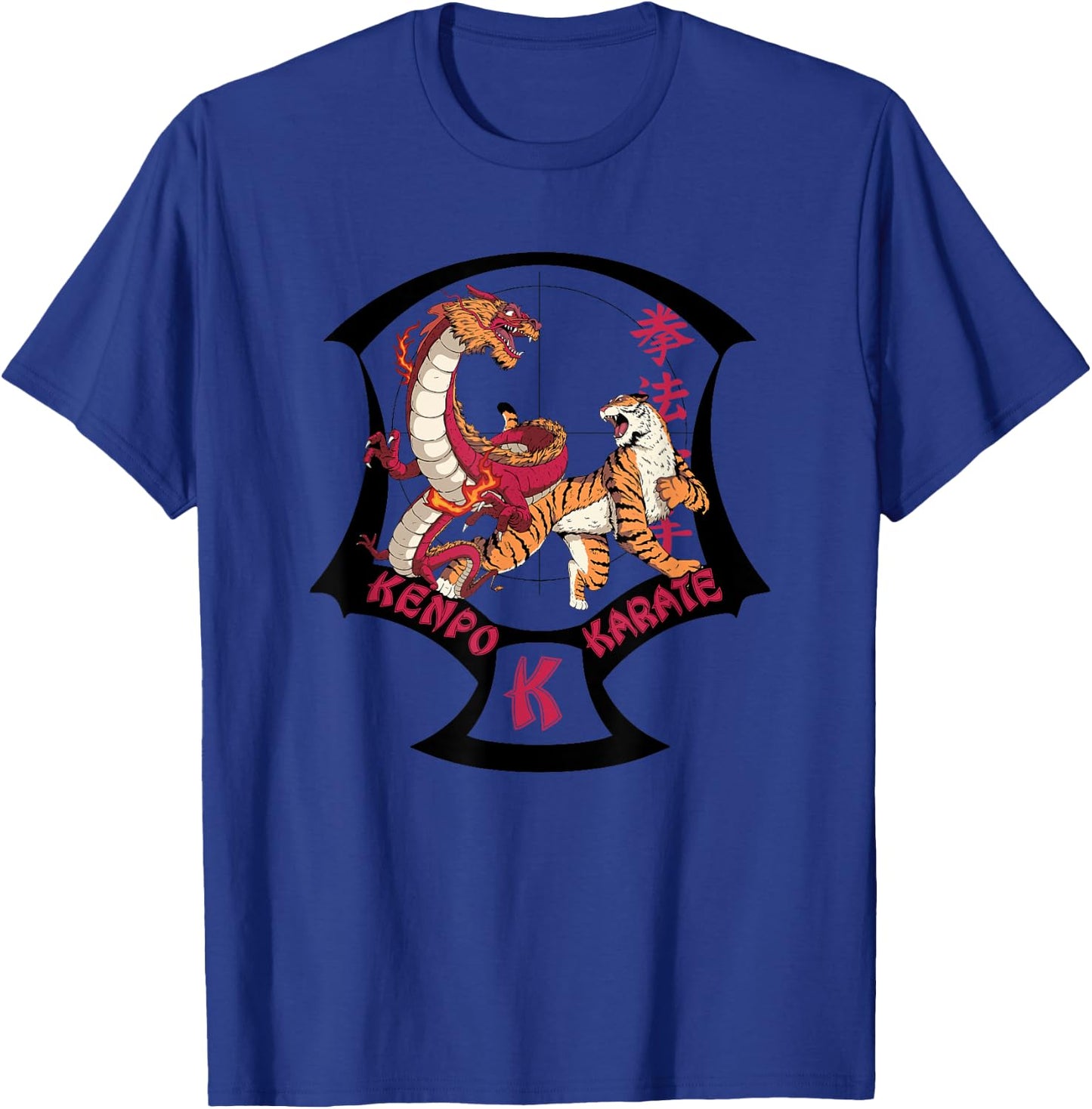 Kenpo Karate Martial Arts Self Defence T-Shirt - T-Shirt | Royal