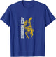 Jimi Hendrix Silhouette Guitar T-Shirt - T-Shirt | Royal