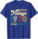 Vintage 1970 Original Parts 50th Birthday Gift T-Shirt - T-Shirt | Royal