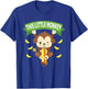 This Little Monkey Is 1 Years Old Kid 1st Birthday Monkeys T-Shirt - T-Shirt | Royal