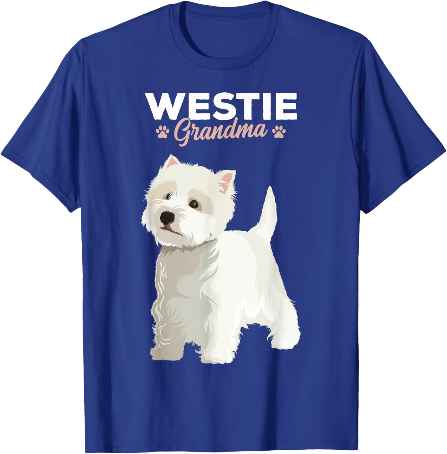 West Highland White Terrier Grandma Dog Mom Women T-Shirt - T-Shirt | Royal