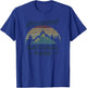 SHENANDOAH NATIONAL PARK Vintage Sunset Love Hiking Camping T-Shirt - T-Shirt | Royal