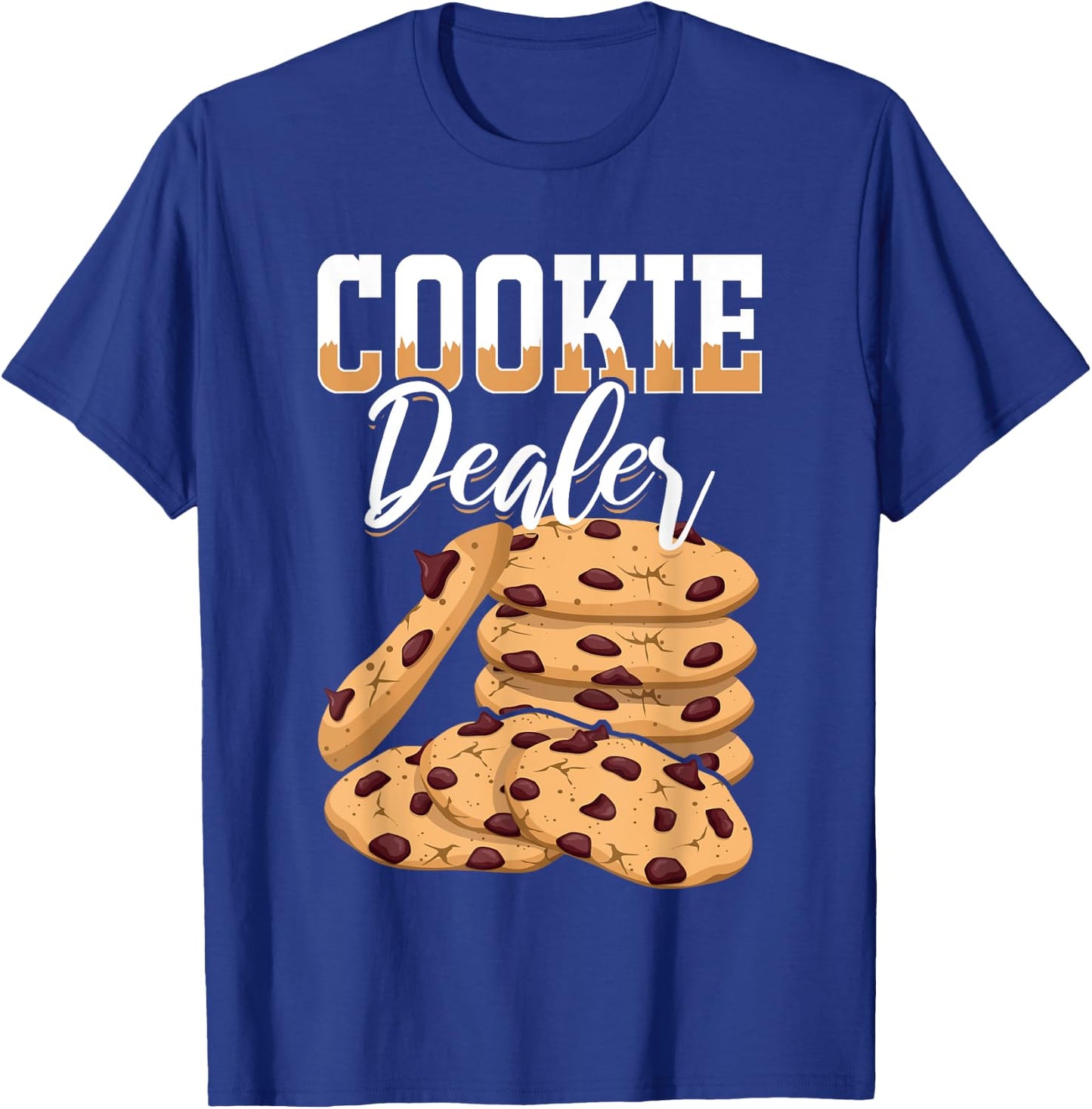 Cookie Dealer Cute Cookie Lover Baker Pastry Maker T-Shirt - T-Shirt | Royal