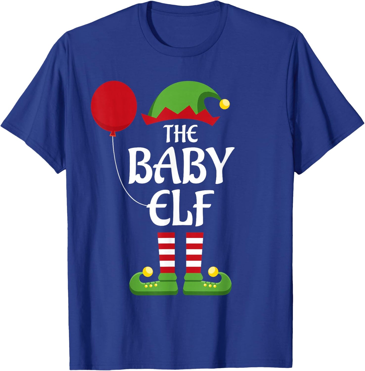 Baby Elf Family Matching Group Christmas T-Shirt - T-Shirt | Royal