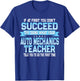 Fun Auto Mechanics Teacher Gift Funny Saying Women T-Shirt - T-Shirt | Royal