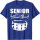 Senior Band Mom 2025 Marching Band Class of 2025 Drum T-Shirt - T-Shirt | Royal