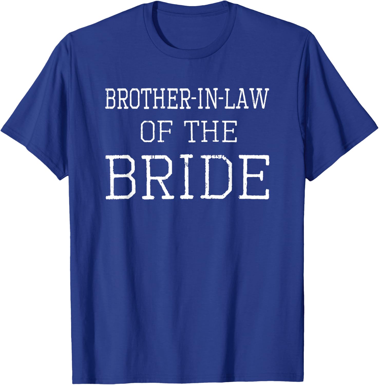 Brother-in-law of the bride - coordinating wedding party T-Shirt - T-Shirt | Royal
