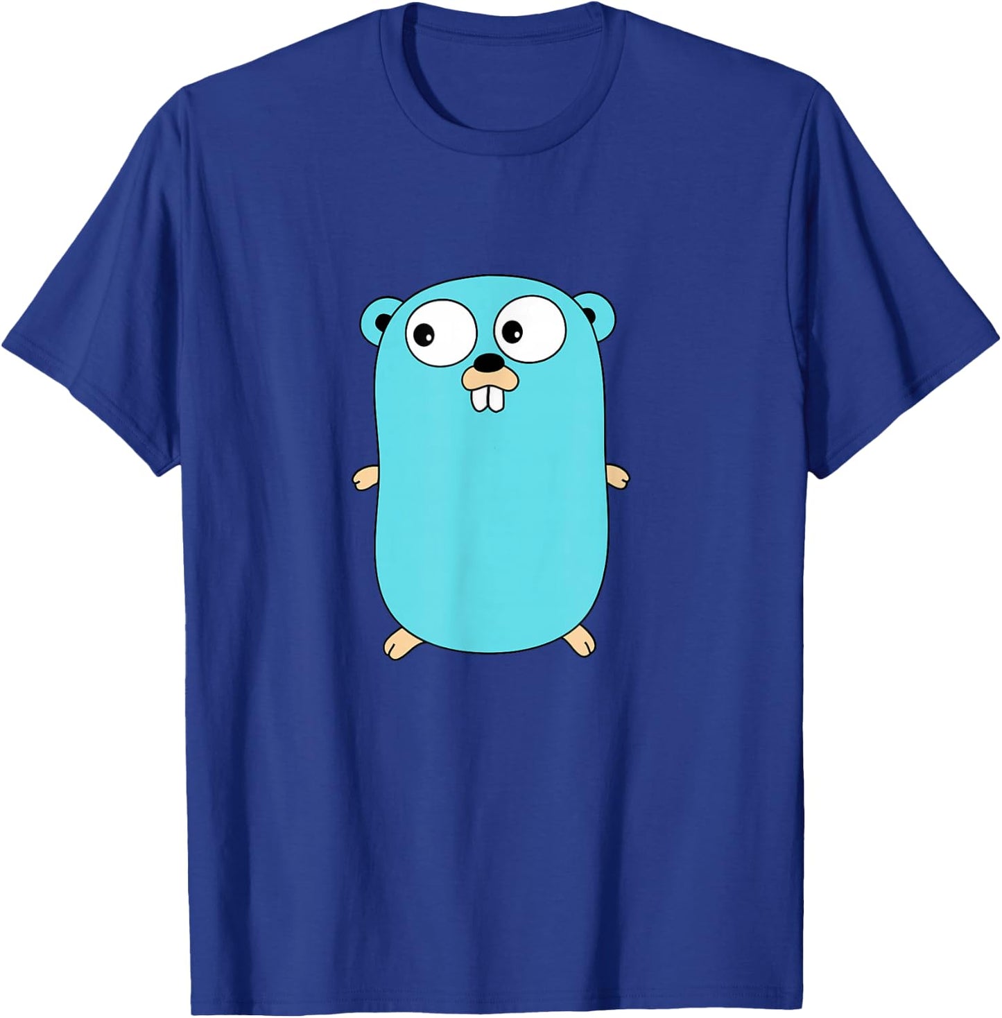 Golang gopher programmer T-Shirt - T-Shirt | Royal
