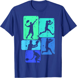 Tennis Player Youth Boys Kids Men T-Shirt - T-Shirt | Royal
