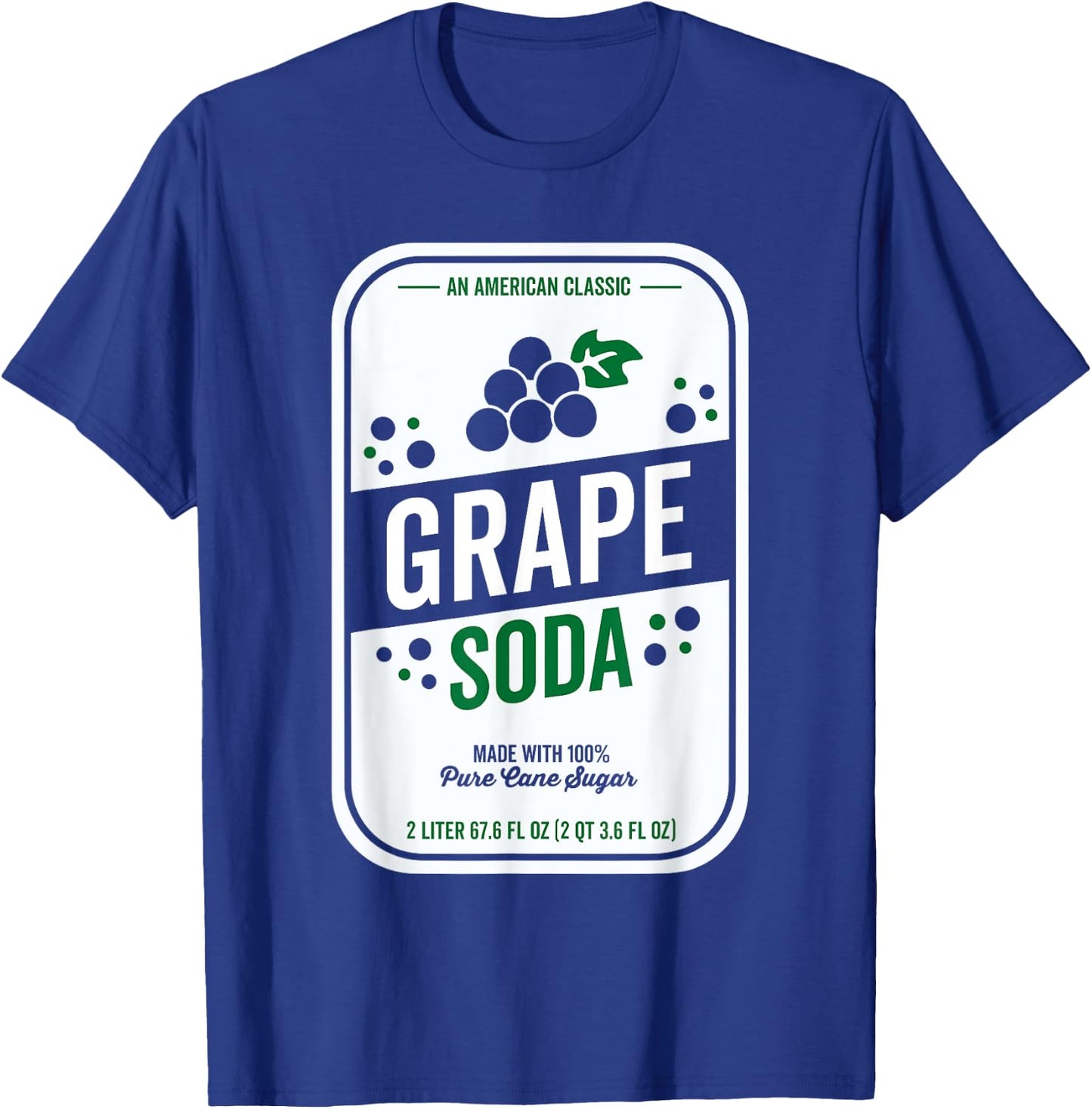 Soda Group Halloween Costume Grape Soda T-Shirt - T-Shirt | Royal