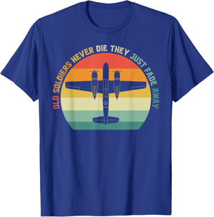 Douglas A-26 Invader World War 2 Bomber Airplane Aviation T-Shirt - T-Shirt | Royal