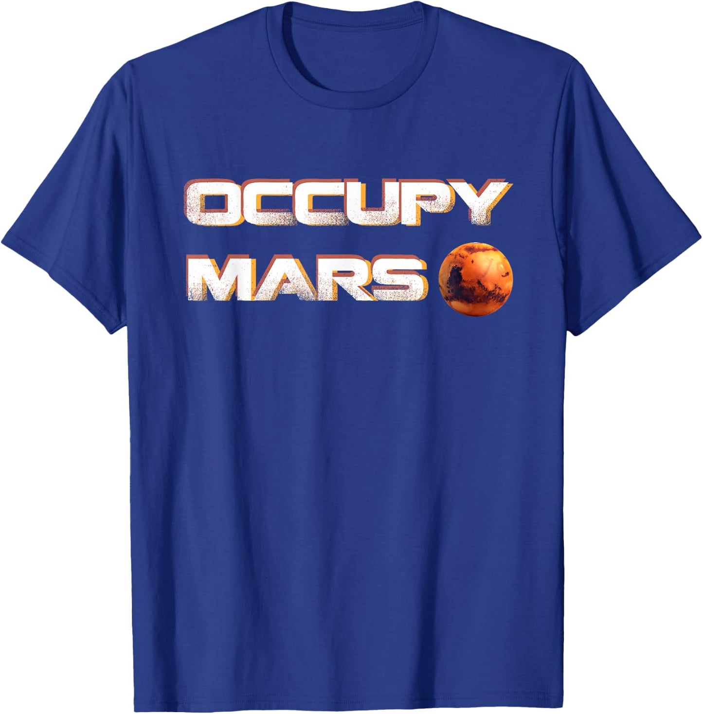 Occupy Mars Space Mission T-Shirt - T-Shirt | Royal