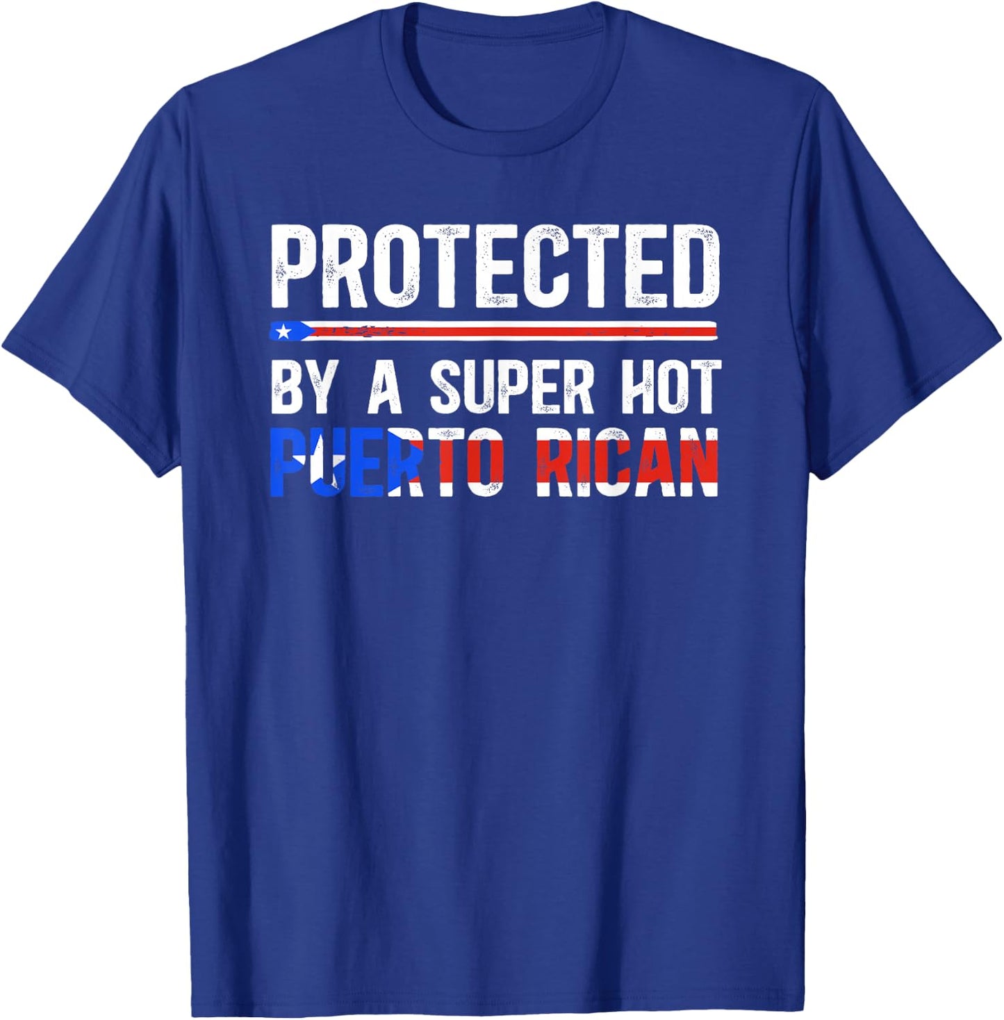 Puerto Rican Husband Wife of A Puerto Rican Husband T-Shirt - T-Shirt | Royal