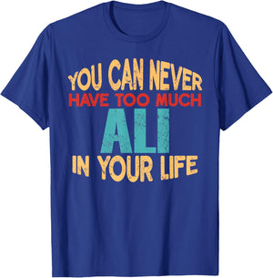 Funny Ali Personalized First Name Joke Item T-Shirt - T-Shirt | Royal